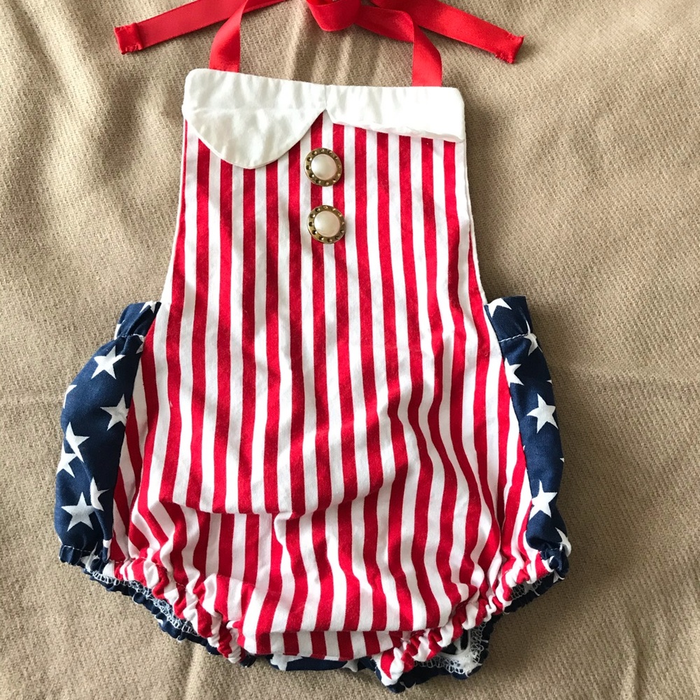 4th of July Baby Outfit Jumpsuit